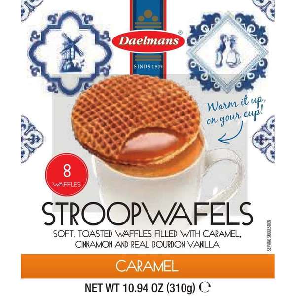 Daelmans Jumbo Caramel Stroopwafel Cube Box 10 94 Oz Pk8 3342 Zoro